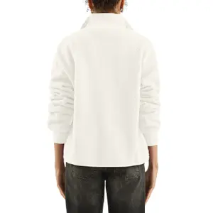 Women's Zip Fleece and Welt Pockets QS image-5
