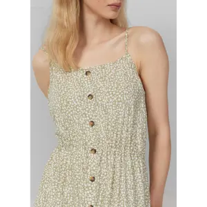 Women's Fine Strap Viscose Dress QS image-3