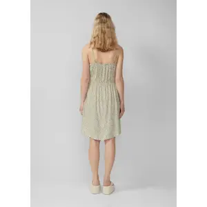 Women's Fine Strap Viscose Dress QS image-4