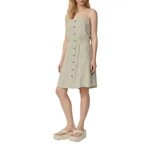 Women's Fine Strap Viscose Dress QS image-6