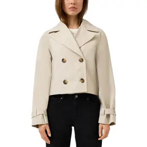Women's Raglan Sleeve Peacoat QS image-2