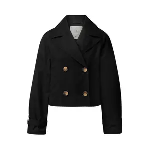 Women's Raglan Sleeve Peacoat QS image-0