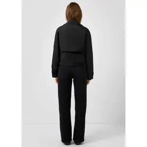 Women's Raglan Sleeve Peacoat QS image-4