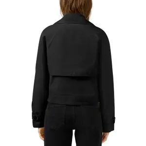 Women's Raglan Sleeve Peacoat QS image-5