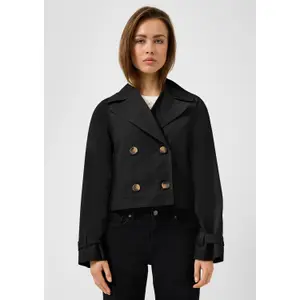 Women's Raglan Sleeve Peacoat QS image-6