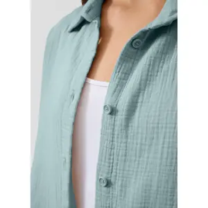 Long Sleeve Chiffon Blouse Women QS image-3