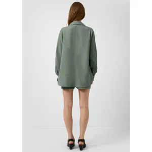 Long Sleeve Chiffon Blouse Women QS image-4