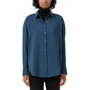 Fluid and Soft Long Sleeve Shirt for Women QS image-2