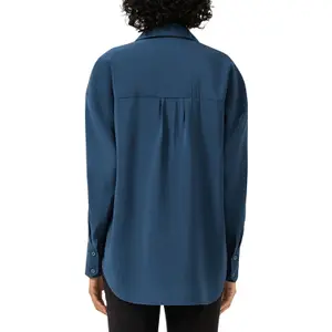 Fluid and Soft Long Sleeve Shirt for Women QS image-5