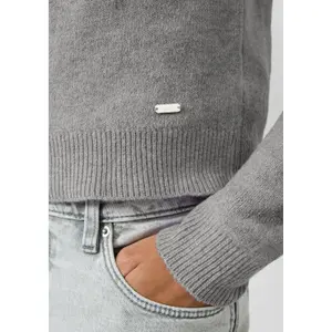 Comfortable Round Neck Pull for Women QS Regular Fit image-3