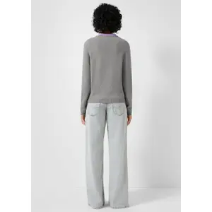 Comfortable Round Neck Pull for Women QS Regular Fit image-4