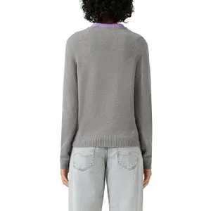 Comfortable Round Neck Pull for Women QS Regular Fit image-5