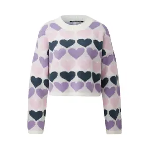Heart Print Court Dress Women QS Regular Fit image-0