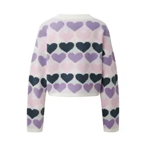 Heart Print Court Dress Women QS Regular Fit image-1