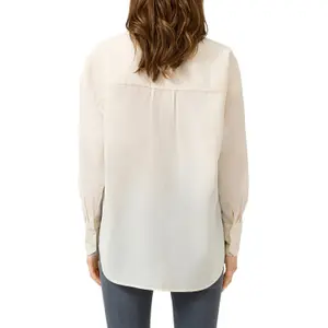 Fluid and Soft Long Sleeve Shirt for Women QS image-5