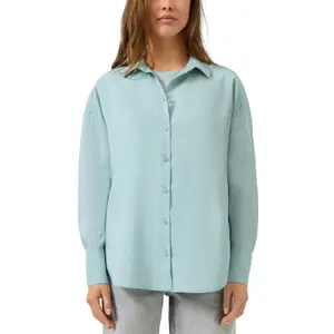 Fluid and Soft Long Sleeve Shirt for Women QS image-2
