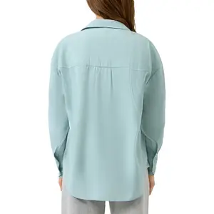 Fluid and Soft Long Sleeve Shirt for Women QS image-5