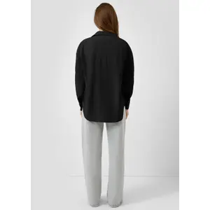 Fluid and Soft Long Sleeve Shirt for Women QS image-4