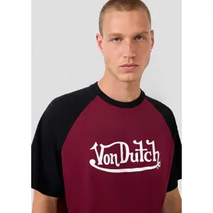 T-shirt με στρογγυλή λαιμόκοψη με εκτύπωση εμπρός QS Von Dutch image-3