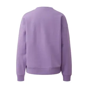 Women's Sweatshirt with Subtle Embroidery QS image-1