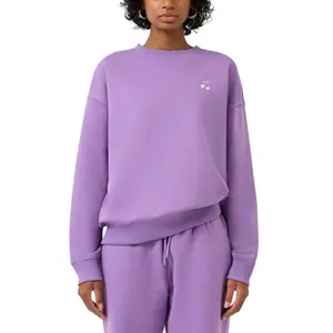 Women's Sweatshirt with Subtle Embroidery QS image-2