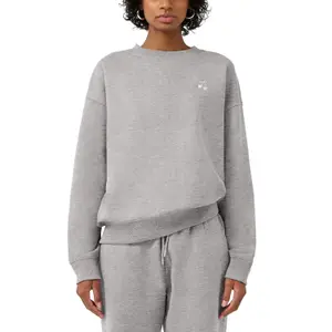 Women's Sweatshirt with Subtle Embroidery QS image-2