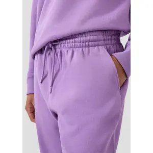 Women's Elastic Waist Fleece Jogging Trousers QS image-3