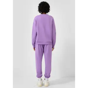 Women's Elastic Waist Fleece Jogging Trousers QS image-4