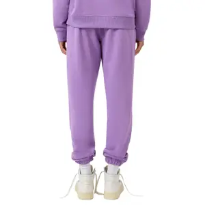 Women's Elastic Waist Fleece Jogging Trousers QS image-5