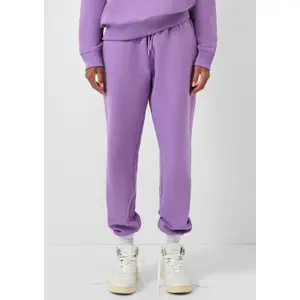Women's Elastic Waist Fleece Jogging Trousers QS image-6
