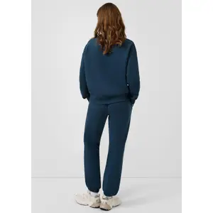 Women's Elastic Waist Fleece Jogging Trousers QS image-4