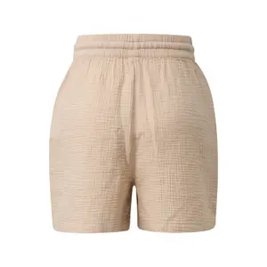 Lace Detail Elastic Waist Short For Women QS image-1