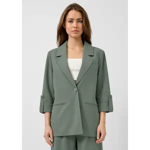 Natural Style Blazer for Women QS image-6