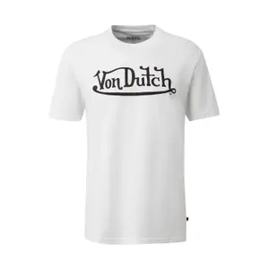 T-shirt με στρογγυλή λαιμόκοψη με εκτύπωση μπροστά κανονική εφαρμογή QS Von Dutch image-0