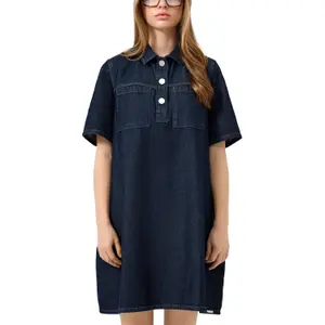 Women's denim dress QS image-2