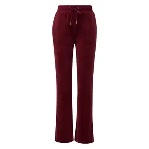 Embroidered Velvet Trousers with Italian Pockets for Women QS image-0