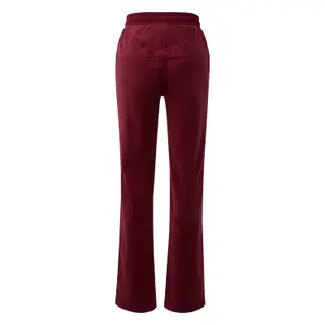 Embroidered Velvet Trousers with Italian Pockets for Women QS image-1