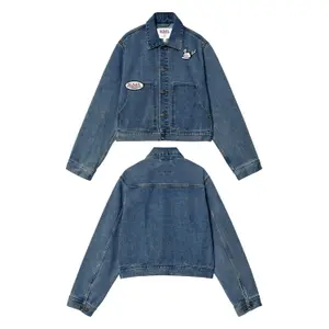 Oversized Denim Jacket for Women QS image-6
