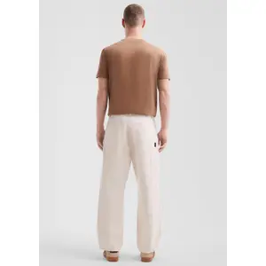 Relaxed Fit Straight Cut Carpenter Trousers QS image-4