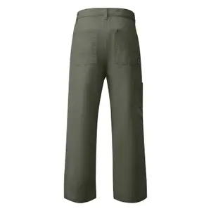 Relaxed Fit Straight Cut Carpenter Trousers QS image-1