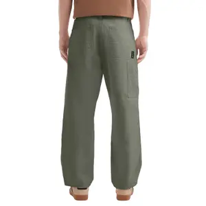 Relaxed Fit Straight Cut Carpenter Trousers QS image-5