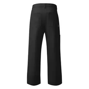 Relaxed Fit Straight Cut Carpenter Trousers QS image-1
