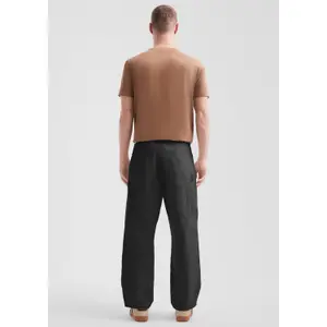 Relaxed Fit Straight Cut Carpenter Trousers QS image-4