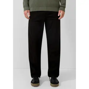 Relaxed Fit Straight Cut Carpenter Trousers QS image-6