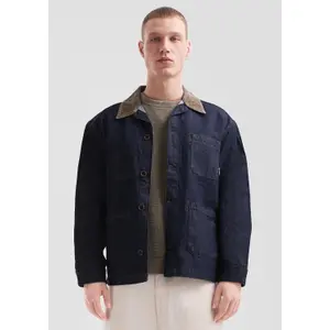 Loose-Fit Denim Overshirt QS image-6