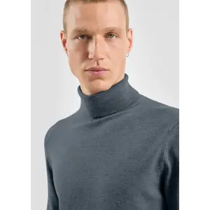 Knitted roll neck jumper QS Slim Fit image-3