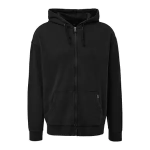 Zip-Up Hoodie with Kangaroo Pocket QS image-0
