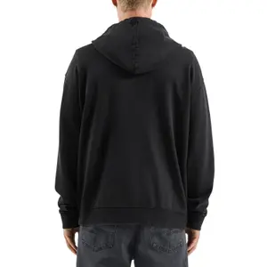 Zip-Up Hoodie with Kangaroo Pocket QS image-5