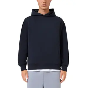 Hooded sweatshirt with embroidered logo QS Emmvee image-2