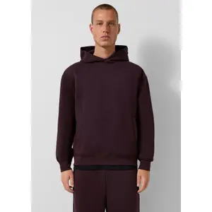 Hooded sweatshirt with embroidered logo QS Emmvee image-6